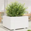 Image de vidaXL Jardinière Blanc - 80x80x49,5 cm