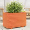 Image de vidaXL Jardinière cire marron 70x40x49,5 cm Bois de pin