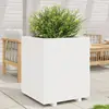 Image de vidaXL Jardinière Blanc - 60x60x72,5 cm