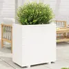 Image de VIDAXL Jardinière - Bois de pin massif - Blanc