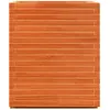 Image de VidaXL Jardinière cire marron Pin massif
