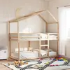 Image de vidaXL Lit superposé sans matelas 90x200 cm bois de pin massif