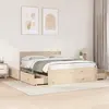 Image de vidaXL Cadre de lit sans matelas 140x200 cm bois massif de pin
