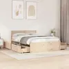 Image de vidaXL Cadre de lit sans matelas 120x190 cm bois de pin massif