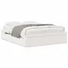 Image de vidaXL Cadre de lit sans matelas blanc 140x190 cm bois de pin massif