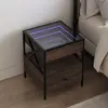 Image de vidaXL Table de chevet - Chêne marron