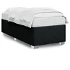 Image de vidaXL Cadre de lit sans matelas noir 80x200 cm tissu