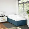 Image de vidaXL Cadre de lit sans matelas bleu 90x190 cm velours