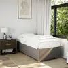 Image de vidaXL Cadre de lit sans matelas taupe 80x200 cm tissu
