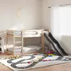 Image de vidaXL Lit superposé avec toboggan et échelle sans matelas 90x190 cm