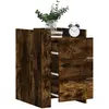 Image de VIDAXL Table de Chevet - Chêne Fumé