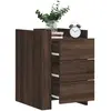 Image de vidaXL Table de chevet chêne marron
