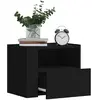 Image de VIDAXL Tables de chevet murales 2 pcs - Noir