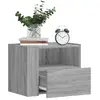 Image de vidaXL Tables de chevet murales - Sonoma gris