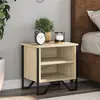 Image de vidaXL Tables de chevet 2 pcs - Chêne sonoma