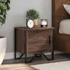 Image de vidaXL Tables de chevet 2pcs - Chêne marron