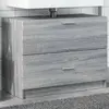 Image de VidaXL Armoire d'évier Sonoma gris 78x37x59 cm