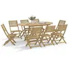 Image de VidaXL Ensemble à manger de jardin 9 pcs - Bois d'acacia solide