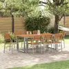 Image de vidaXL Chaise de jardin 8 pcs Marron 56 x 57 x 87 cm