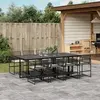 Image de vidaXL Ensemble à manger de jardin 9 pcs