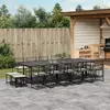 Image de vidaXL Ensemble à manger de jardin 15 pcs