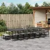 Image de vidaXL Ensemble à manger de jardin 17 pcs