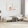 Image de vidaXL Cadre de lit sans matelas chêne sonoma 90x200 cm