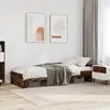 Image de vidaXL Cadre de lit sans matelas chêne fumé 90x200cm bois d'ingénierie