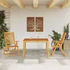 Image de VIDAXL Ensemble à manger 3 pcs - Bois d'Acacia