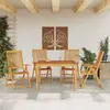 Image de vidaXL Ensemble à manger de jardin 5 pcs acacia