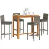 Image de VidaXL Ensemble de bar jardin 5 pcs