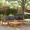 Image de VIDAXL Salon de jardin - 5 pièces - Bois d'acacia