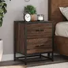 Image de VidaXL Table de Chevet - Chêne Marron