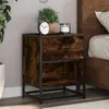 Image de VidaXL Tables de chevet 2 pcs - Chêne fumé