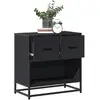 Image de VidaXL Table de chevet - Noir