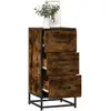 Image de vidaXL Buffet 848946 - Chêne Fumé