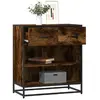 Image de vidaXL Buffet chêne fumé 68x35x76 cm