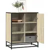 Image de vidaXL Buffet chêne sonoma 62x35x76 cm