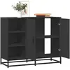 Image de vidaXL Buffet noir - 92x76 cm