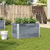 Image de vidaXL Jardinière gris 100x50 cm