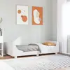 Image de vidaXL Cadre de lit sans matelas blanc 100x200 cm bois de pin massif