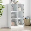Image de vidaXL Buffet haut blanc