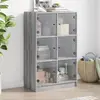 Image de vidaXL Buffet Haut Gris Sonoma 68x37x109 cm