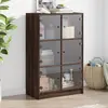 Image de vidaXL Buffet haut - Chêne marron