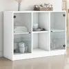 Image de VIDAXL Buffet blanc 102x37x75,5 cm bois d'ingénierie