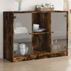 Image de vidaXL Buffet - Chêne fumé