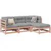 Image de vidaXL Salon de jardin 4 pcs bois massif sapin de douglas