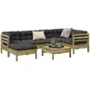 Image de vidaXL 7 pcs bois de pin imprégné