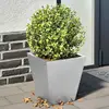 Image de vidaXL Jardinières 2 pcs - 30x30x30 cm Acier Galvanisé