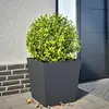 Image de VIDAXL Jardinière - Anthracite - 50x50x50 cm